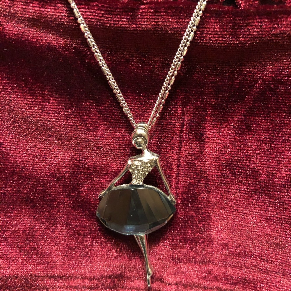 Long Dance Women Pendant Necklace